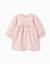 Robe en coton peigné avec motif cœur Rose 1 - vertbaudet enfant 