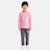 Pyjama imprimé noeud fille Bleu marine+Rose+Rose fuchsia+Sable 6 - vertbaudet enfant 