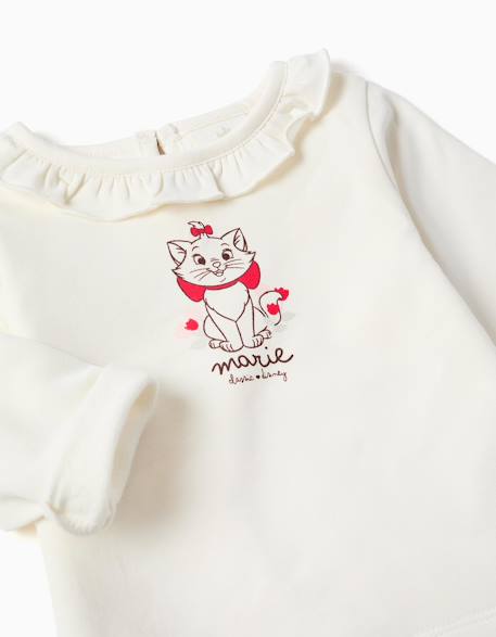 Ensemble en coton peigné avec imprimé marie Blanc 3 - vertbaudet enfant 