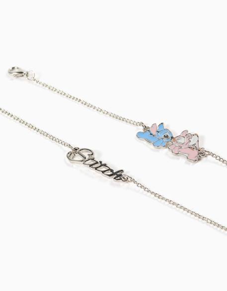 Lot de 2 bracelets avec pendentifs stitch et angel Gris 2 - vertbaudet enfant 