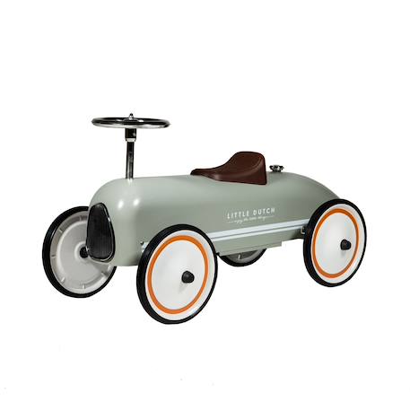 Porteur voiture rétro olive Vert 1 - vertbaudet enfant 