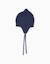 Bonnet en maille avec liens à nouer Bleu foncé 1 - vertbaudet enfant 