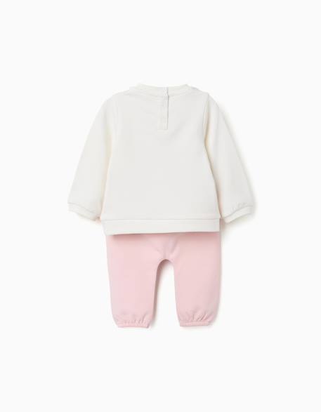 Ensemble en coton peigné avec imprimé minnie Blanc 2 - vertbaudet enfant 