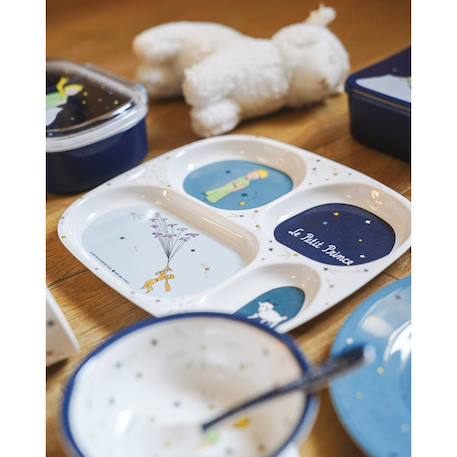 Assiette plateau à 4 compartiments le petit prince Blanc 3 - vertbaudet enfant 