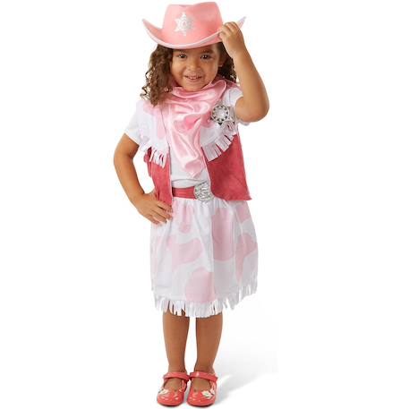 Déguisement cowgirl Rose 1 - vertbaudet enfant 