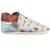 Chaussons bébé cuir souple raphaël les teckels Bleu 1 - vertbaudet enfant 
