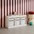 Meuble de rangement pour enfant décor bois 6 bacs en plastique - sora Blanc+Naturel 4 - vertbaudet enfant 