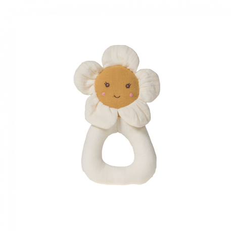 Hochet fleur marguerite Beige 2 - vertbaudet enfant 