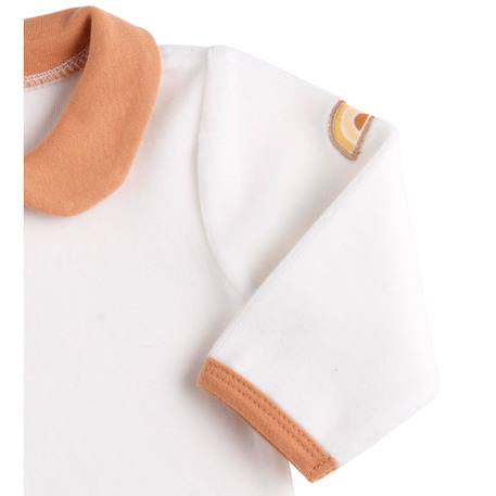 Pyjama bébé à manches longues en velours - sunlight Blanc+Jaune 3 - vertbaudet enfant 