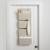 Rangement mural en tissu recyclé Beige+Blanc 6 - vertbaudet enfant 