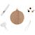 Boule de noël empreinte bois Beige 5 - vertbaudet enfant 