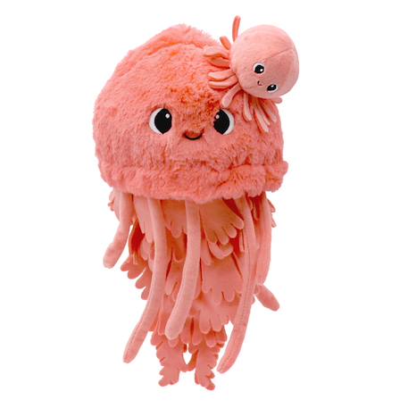 Peluche méduse maman et son bébé Bleu+Rose 8 - vertbaudet enfant 
