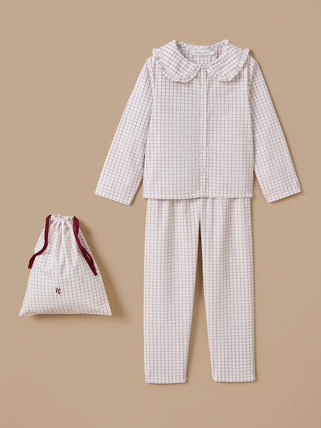 Pyjama à carreaux fille Cerise 1 - vertbaudet enfant 