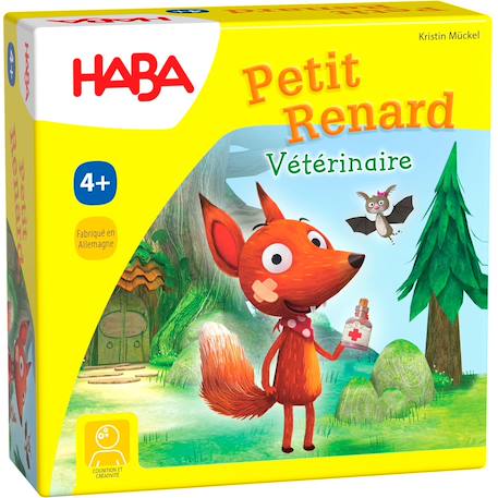 Jeu de dés petit renard vétérinaire Jaune 1 - vertbaudet enfant 
