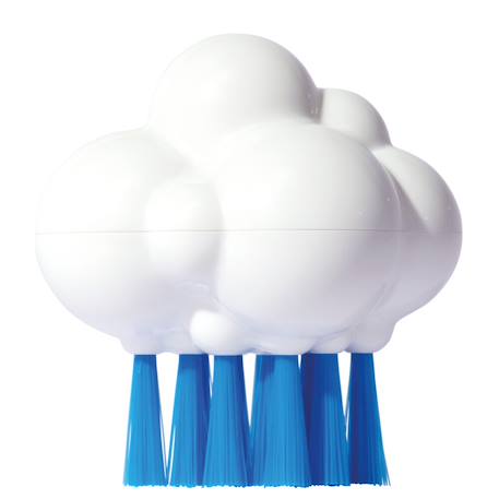 Jouet de bain brosse cloudy Multicolor 1 - vertbaudet enfant 