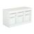 Meuble de rangement pour enfant décor bois 6 bacs en plastique - sora Blanc+Naturel 2 - vertbaudet enfant 