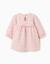Robe en coton peigné avec motif cœur Rose 2 - vertbaudet enfant 