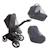 Moustiquaire de poussette 3 en 1 universelle Gris clair 1 - vertbaudet enfant 