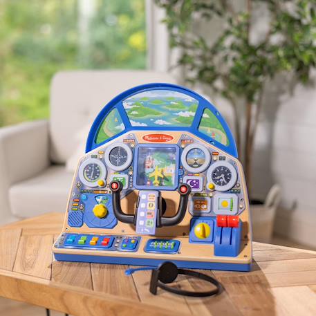 Tableau de bord interactif pilote d'avion Bleu 2 - vertbaudet enfant 