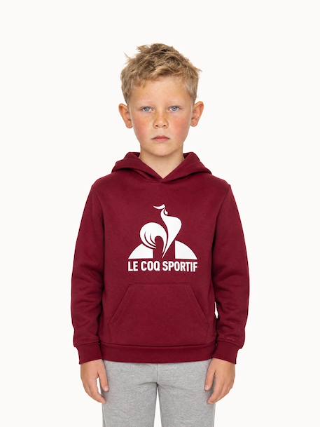 Sweat à capuche essentiels Rouge 1 - vertbaudet enfant 