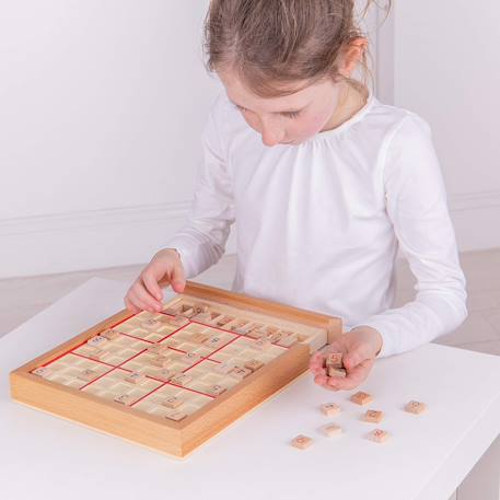 Sudoku en bois Beige 2 - vertbaudet enfant 