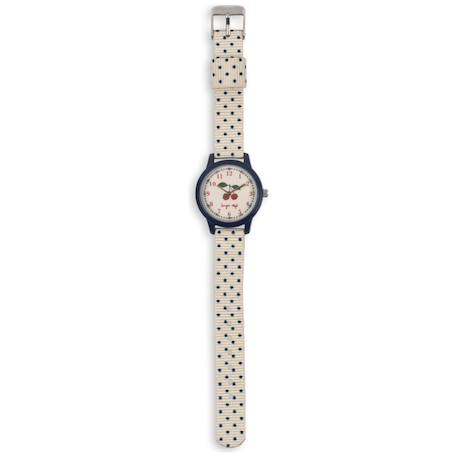 Montre pour enfant cherry dot Blanc, bleu, rouge 1 - vertbaudet enfant 