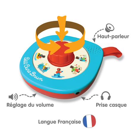Mon premier jouet à écouter - petit ours brun Multicolor 4 - vertbaudet enfant 