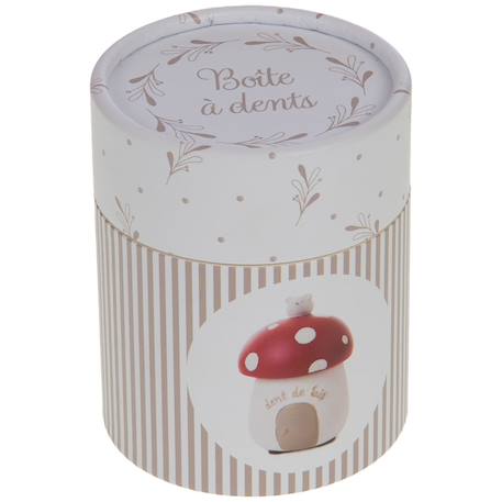 Boîte à dents champignon Rouge, blanc 3 - vertbaudet enfant 