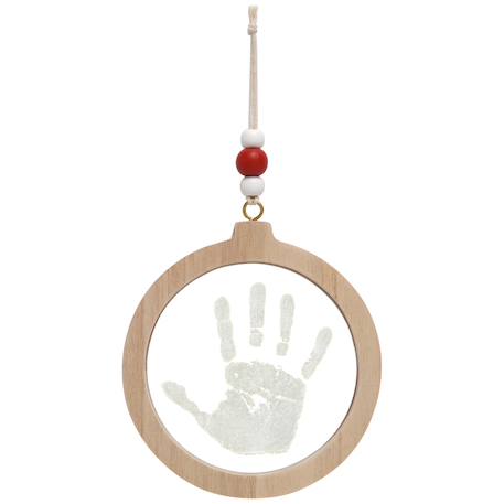 Boule de noël empreinte transparente Beige 6 - vertbaudet enfant 