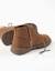 Bottines en suédine avec lacets Beige 3 - vertbaudet enfant 