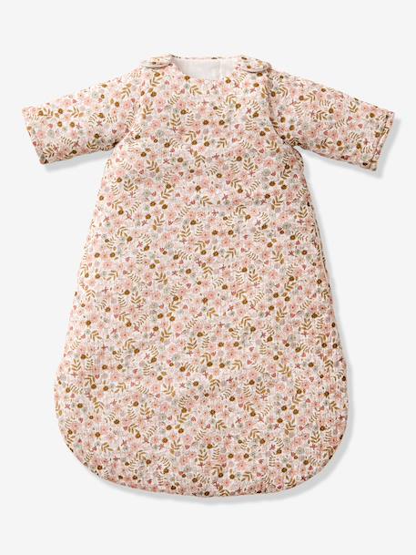 Gigoteuse manches amovibles personnalisable FLORA blanc imprimé 8 - vertbaudet enfant 