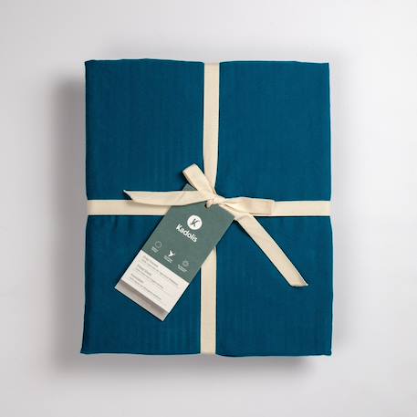 Drap housse 1 personne pur coton bio Blanc+Bleu nuit+Ecru+Eucalyptus+Gris tourterelle+Rose nude+Terracotta 12 - vertbaudet enfant 