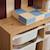 Meuble de rangement pour enfant décor bois 6 bacs en plastique - sora Blanc+Naturel 12 - vertbaudet enfant 