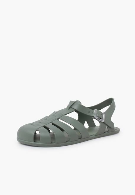 Sandales plastique barefoot enfants Rose+Sable+Vert 14 - vertbaudet enfant 