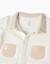 Combinaison avec intérieur en coton peigné Blanc 3 - vertbaudet enfant 