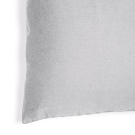 Taie d'oreiller pur coton bio Blanc+Bleu nuit+Ecru+Eucalyptus+Gris clair+Rose nude+Terracotta 27 - vertbaudet enfant 