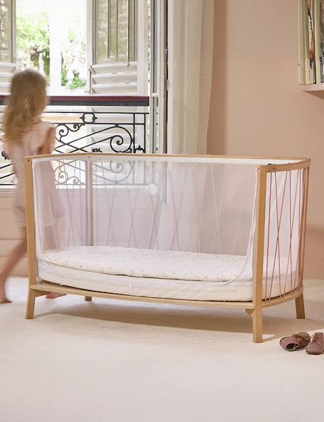 Lit bébé 120 cm KIMI Kit Organic Bois de rose+Desert+Hazelnut+Lichen 6 - vertbaudet enfant 