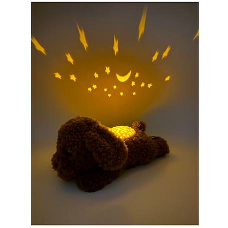Peluche projecteur d'étoiles chien Marron 5 - vertbaudet enfant 
