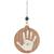 Boule de noël empreinte bois Beige 6 - vertbaudet enfant 