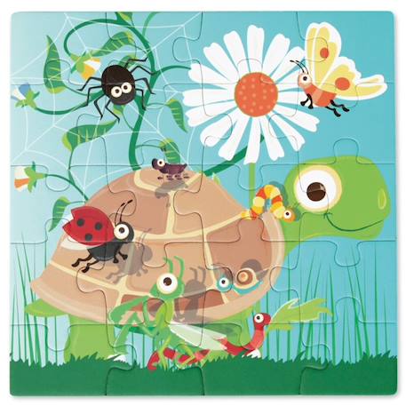 Livre de puzzle magnétique - jardin de fête Multicolor 4 - vertbaudet enfant 