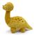 Peluche diplodocus maman et son bébé Jaune 5 - vertbaudet enfant 