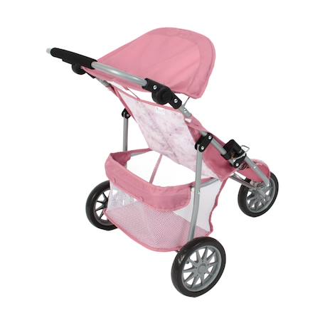 Poussette de jogging moderne à 3 roues pour poupées Rose 1 - vertbaudet enfant 