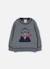 Pull garçon imprimé ours pilote Gris 2 - vertbaudet enfant 