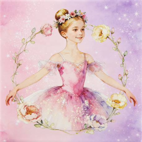 Coffret musical ballerine Rose 2 - vertbaudet enfant 