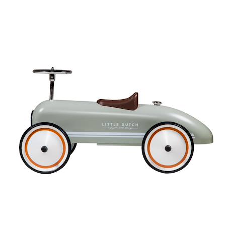 Porteur voiture rétro olive Vert 2 - vertbaudet enfant 