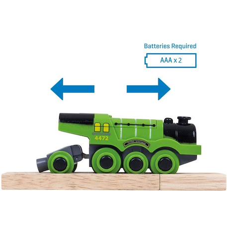 Locomotive à piles flying scotsman Vert 3 - vertbaudet enfant 