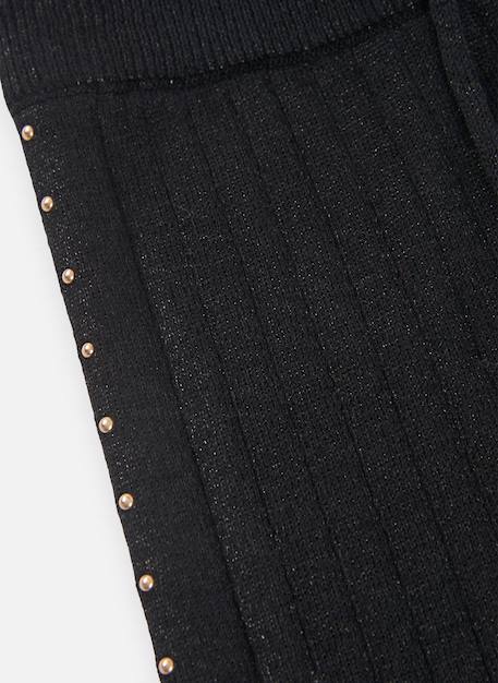 Pantalon fille avec clous Noir 4 - vertbaudet enfant 