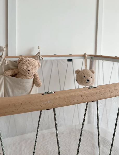 Lit bébé 120 cm KIMI Kit Organic Bois de rose+Desert+Hazelnut+Lichen 24 - vertbaudet enfant 