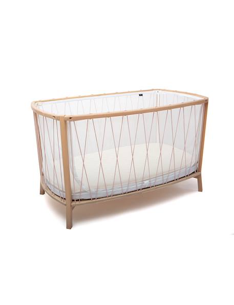 Lit bébé 120 cm KIMI Kit Organic Bois de rose+Desert+Hazelnut+Lichen 2 - vertbaudet enfant 