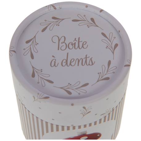 Boîte à dents champignon Rouge, blanc 4 - vertbaudet enfant 